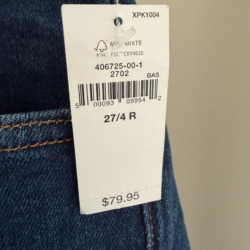 Women’s GAP WIDE LEG Blue Jeans - Picture 3 of 6